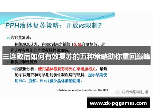 三连败后如何有效复苏的五种策略助你重回巅峰 三连败后如何有效复苏的五种策略助你重回巅峰
