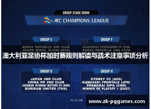 澳大利亚足协杯加时赛规则解读与战术注意事项分析